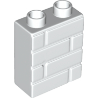 Duplo Brick 1 x 2 x 2 Brick Effect (25550)