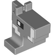 Animal Body Part, Horse Head 1 x 2 with White Bridle print (25769pr9999)