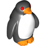 Animal, Bird, Penguin with Red Eyes Print (26076pr0002)