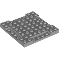 Plate Special 8 x 8 x 2/3 with Four 1 x 4 Recessed Edges (2628)