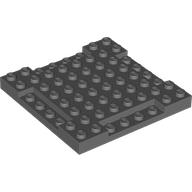 Plate Special 8 x 8 x 2/3 with Four 1 x 4 Recessed Edges (2628)