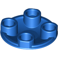 Plate Round 2 x 2 with Rounded Bottom [Boat Stud] (2654)