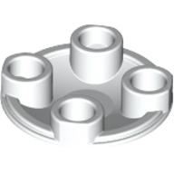 Plate Round 2 x 2 with Rounded Bottom [Boat Stud] (2654)