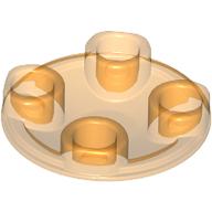 Plate Round 2 x 2 with Rounded Bottom [Boat Stud] (2654)