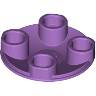 Plate Round 2 x 2 with Rounded Bottom [Boat Stud] (2654)