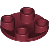 Plate Round 2 x 2 with Rounded Bottom [Boat Stud] (2654)