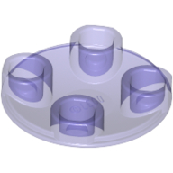 Plate Round 2 x 2 with Rounded Bottom [Boat Stud] (2654)