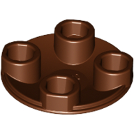 Plate Round 2 x 2 with Rounded Bottom [Boat Stud] (2654)