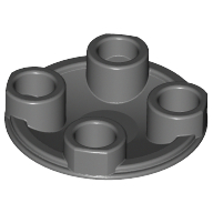 Plate Round 2 x 2 with Rounded Bottom [Boat Stud] (2654)
