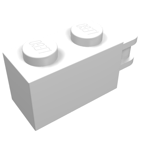 Brick Special 1 x 2 with Vertical Closed Handle Inset from Edge (26597)