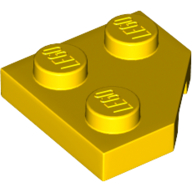 Wedge Plate 2 x 2 Cut Corner (26601)
