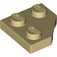 Wedge Plate 2 x 2 Cut Corner (26601)