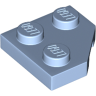 Wedge Plate 2 x 2 Cut Corner (26601)