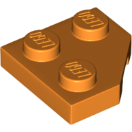 Wedge Plate 2 x 2 Cut Corner (26601)