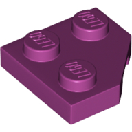Wedge Plate 2 x 2 Cut Corner (26601)