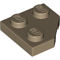 Wedge Plate 2 x 2 Cut Corner (26601)