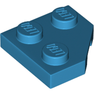 Wedge Plate 2 x 2 Cut Corner (26601)