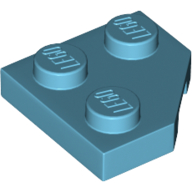 Wedge Plate 2 x 2 Cut Corner (26601)