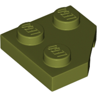 Wedge Plate 2 x 2 Cut Corner (26601)