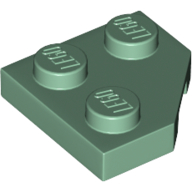 Wedge Plate 2 x 2 Cut Corner (26601)