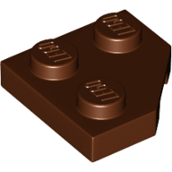 Wedge Plate 2 x 2 Cut Corner (26601)