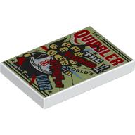 Tile 2 x 3 with Poster, 'THE QUIBBLER, THE 1 WORLD'S VOICE' print (26603pr0013)