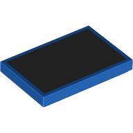 Tile 2 x 3 with Black Surface print (26603pr0114)