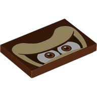 Tile 2 x 3 with Donkey Kony Eyes Print (26603pr0117)