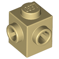 Brick Special 1 x 1 with Studs on 2 Adjacent Sides (26604)