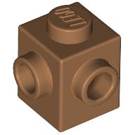 Brick Special 1 x 1 with Studs on 2 Adjacent Sides (26604)