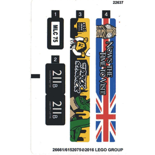 Sticker Sheet for Set 40220-1 (Typo Version) (26661)
