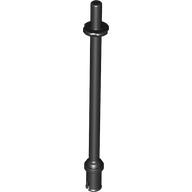 Bar 8L - Two Stop Rings / One Pin, Technic Figure Ski Pole [Rounded End] (2714a)