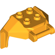 Plate Special, 2 x 2 Studs and Handle, Closed Ends (Mech Chest Plate / Armor) (27167)
