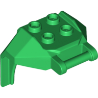 Plate Special, 2 x 2 Studs and Handle, Closed Ends (Mech Chest Plate / Armor) (27167)