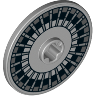 Technic Disc 3 x 3 with Wheel Rim Print (2723pr0006)