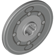 Technic Disc 3 x 3 with Dark Bluish Grey Circle, Bolts print (2723pr0007)