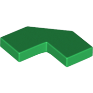 Tile Special 2 x 2 Corner with Cut Corner - Facet (27263)