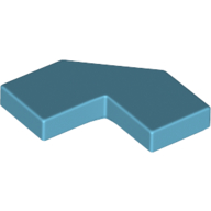 Tile Special 2 x 2 Corner with Cut Corner - Facet (27263)