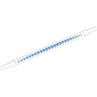 Flexible Ribbed Hose 8mm Ends 10L and Blue Center Pattern (27328pat0001)