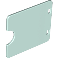 Duplo Door / Window with Cutout (Semi Oval) (27382)