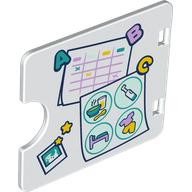 Duplo Door / Window with Cutout (Semi Oval), Calendar, Photo, 'A', 'B', 'C' Magnets Print (27382pr0014)