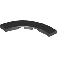 Tile 4 x 4 Curved, Macaroni (27507)