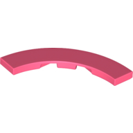 Tile 4 x 4 Curved, Macaroni (27507)