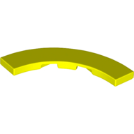 Tile 4 x 4 Curved, Macaroni (27507)