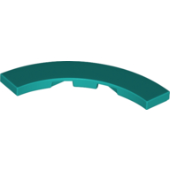 Tile 4 x 4 Curved, Macaroni (27507)