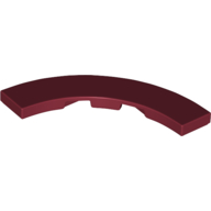Tile 4 x 4 Curved, Macaroni (27507)