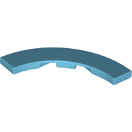 Tile 4 x 4 Curved, Macaroni (27507)