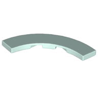 Tile 4 x 4 Curved, Macaroni (27507)