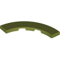 Tile 4 x 4 Curved, Macaroni (27507)