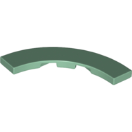 Tile 4 x 4 Curved, Macaroni (27507)